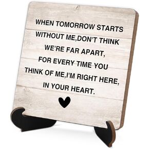 Decor Sign Gift for Loss of Loved one,Sympathy Table Decoration,Home Decor,In Loving Memory Wedding Sign,Farmhouse Home Decor,Wooden Board Decoration With Stand,Decorative Signs & Plaque,L14