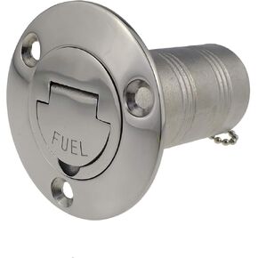 keehui Mirror- Polished 316 SS for 2''(50MM) Marine Boat Yacht Caravan Water Tank Deck Fill/Filler with Keyless Cap
