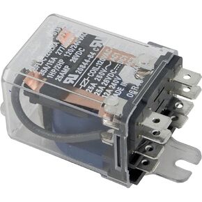 Deltrol Controls 20844-84 Relay، DPDT، 30A، 115v، ملف، غطاء غبار