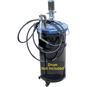 AFF Air Operated Portable Grease Unit with Band Dolly, For Use with 16-Gallon Containers, 70-110 PSI, 8621A