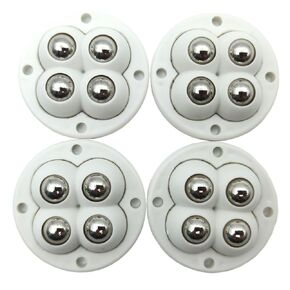 Self Adhesive Caster Wheels, Appliance Rollers, 360° Swivel, Universal 6 Pcs