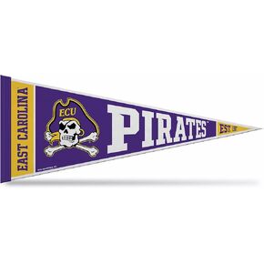 Rico Industries NCAA East Carolina Pirates Rally 12" x 30" Felt Wall Décor Pennant - Great for Home/Bed Room/Man Cave Décor