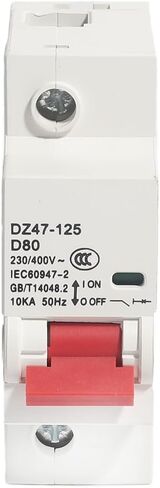 قطاع دارة مصغر 2 القطب 80Amp 400V DC مفتاح فصل الطاقة الشمسية مفتاح فصل البطارية DIN السكك الحديدية جبل حامي الدائرة in Kuwait