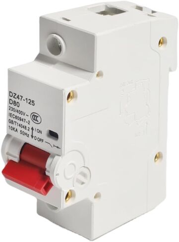 قطاع دارة مصغر 2 القطب 80Amp 400V DC مفتاح فصل الطاقة الشمسية مفتاح فصل البطارية DIN السكك الحديدية جبل حامي الدائرة in Kuwait