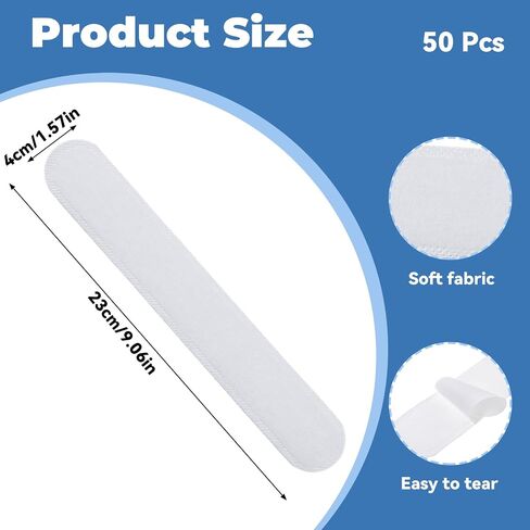 50 Pcs Hat Sweat Bands Hat Sweat Liners Golf Hat Liner Cap Absorbent Sweat Pad Hat Liners Sweat Protection Sweat Bands for Hats Disposable Hard Hat Insert Sweatband Breathable Size Reducer Pad White in Saudi Arabia