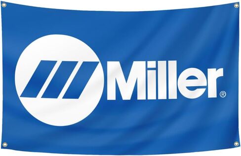 Miller Welding Flag Welder Tools(3x5ft,Heavy Duty, Durable 150D Polyester) Brass Grommets Banner For Outdoor Room Man Cave/Garage in Saudi Arabia