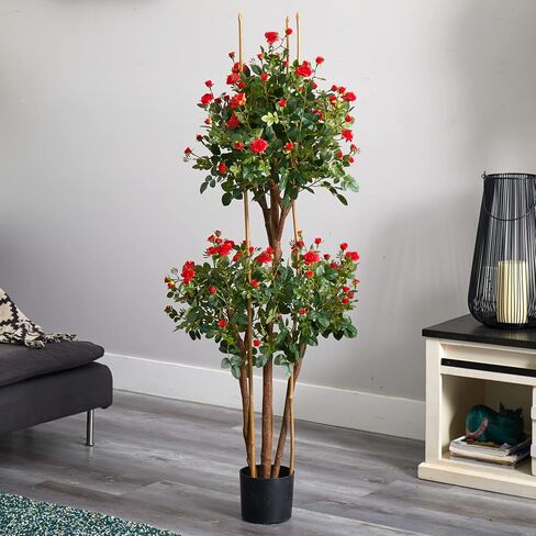 Nearly Natural 5ft. Mini Rose Silk Tree in Saudi Arabia