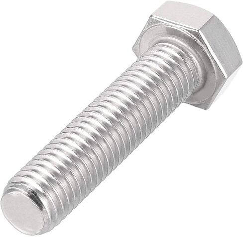 Uxcell M8x50mm مسامير سداسية 304 الفولاذ المقاوم للصدأ مسدس اليد اليسرى برغي الترباس in Saudi Arabia