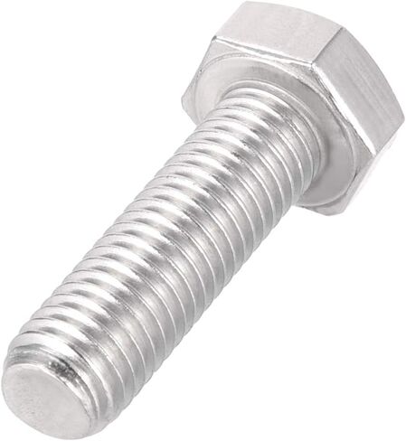Uxcell M8x50mm مسامير سداسية 304 الفولاذ المقاوم للصدأ مسدس اليد اليسرى برغي الترباس in Saudi Arabia