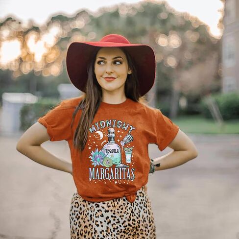 Midnight Margaritas Shirt Women Halloween Witches Shirt Novelty Graphic Witchy Party Tees Practical Magic Shirt in Kuwait