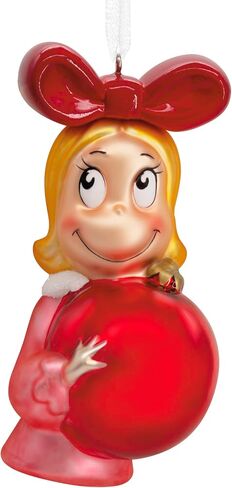 Hallmark Dr. Seuss How the Grinch Stole Christmas! Grinch With Roast Beast Blown Glass Christmas Ornament in Saudi Arabia