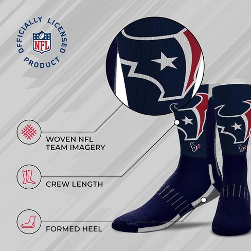 جوارب FBF NFL للشباب على شكل حرف V - يمكن غسلها في الغسالة - مزيج من البولي سباندكس ومتانة للرياضيين الشباب النشطين (نيو أورليانز ساينتس - متعدد الألوان) in Saudi Arabia