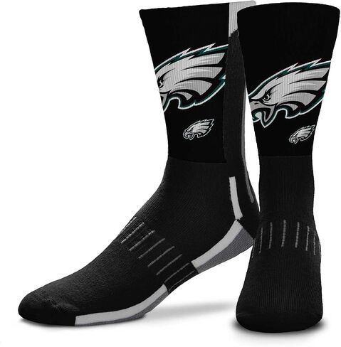 جوارب FBF NFL للشباب على شكل حرف V - يمكن غسلها في الغسالة - مزيج من البولي سباندكس ومتانة للرياضيين الشباب النشطين (نيو أورليانز ساينتس - متعدد الألوان) in Saudi Arabia