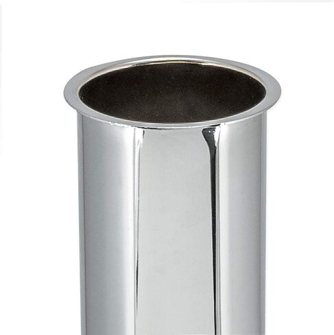 EZ-FLO 1-1/2 × 4 بوصة قطعة خلفية بالوعة ذات حواف فولاذية مقاس 22 قياسًا، تركيبات سباكة نحاسية، لمسة نهائية من الكروم، 35081 in Kuwait