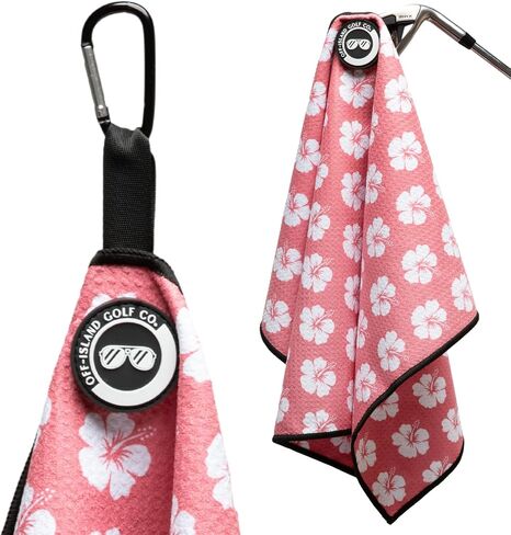 Magnetic Golf Towel | Carabiner Clip & Extra Strong Golf Towel Magnet | 24 x 16 in. Golf Towel Magnetic | Blue Golf Towels for Golf Bags | Golf Magnetic Towel | Magnetic Golf Towels for Men & Women in Saudi Arabia