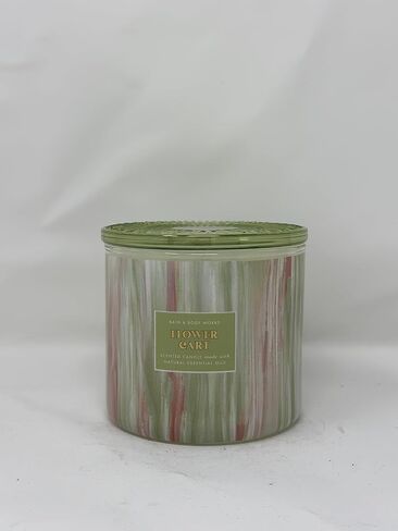 Flower Cart 3 Wick Candle 14.5 oz / 411 g [Made with Natural Essential Oil] 2023 in Saudi Arabia
