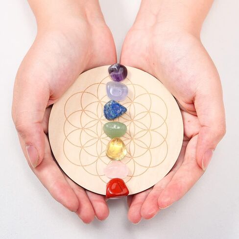 Apengshi الطبيعية شفاء كريستال مجموعة زهرة الحياة شقرا التأمل عدة ديكور المنزل عينات الصخور الهدايا in Kuwait