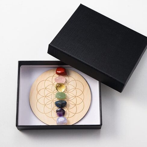 Apengshi الطبيعية شفاء كريستال مجموعة زهرة الحياة شقرا التأمل عدة ديكور المنزل عينات الصخور الهدايا in Kuwait