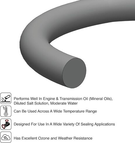 129 حلقة دائرية من السيليكون، مقياس التحمل 70 أمبير، أحمر، معرف 1-9/16 بوصة، OD 1-3/4 بوصة، عرض 3/32 بوصة (عبوة من 100 قطعة) in Kuwait