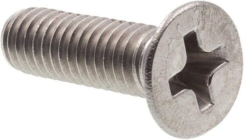براغي آلة Prime-Line 9121156، متري، رأس مسطح، محرك فيليبس، M4-0.7 X 14 مم (10 عبوات) in Kuwait