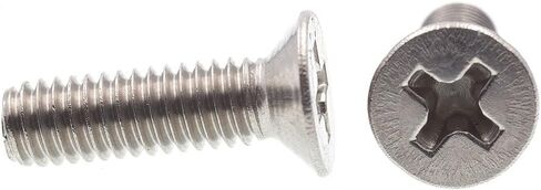 براغي آلة Prime-Line 9121156، متري، رأس مسطح، محرك فيليبس، M4-0.7 X 14 مم (10 عبوات) in Kuwait