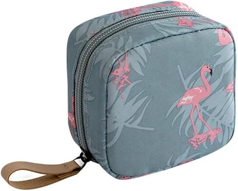 GSHLLO Sanitary Napkin Storage Bag Menstrual Pad Zipper Bag Portable Period Kit Bag Tampon Storage Pouch Cosmetic Organizer Pouch for Teen Girls Women Cactus in Saudi Arabia