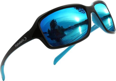 Fishoholic Polarized Fishing Sunglasses for Women UV400 Sun Protection Outdoor Sport Sunglasses for Kayaking Golfing Boating in Saudi Arabia