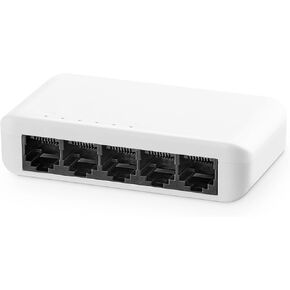 YuLinca 8 Port 10Gbps Managed Switch, Support 10G/5G/2.5G/1000M Auto-Negotiation, 160Gbps Bandwidth, Support LACP/QOS/VLAN/IGMP, Easy Web Managed Ethernet Gaming Switch