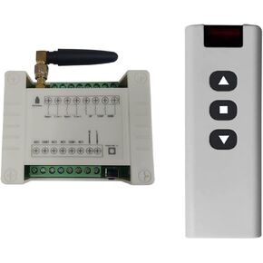 12V 24V 36V 10A Remote Control Motor Forward and Reverse Switch Roller Shutter Door gate Motor Lifter Magnetic Valve Drive Control Remote Control Universal Garage Door for Linear Actuator Motor