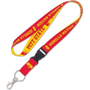 Pittsburgh State Gorillas Lanyard | Two Tone Style | Official Licensed Product