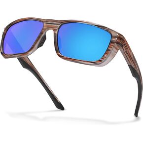CARFIA Sport Cycling Polarized Sunglasses for Men Driving Fishing Hiking Boating Square Wrapround Glasses