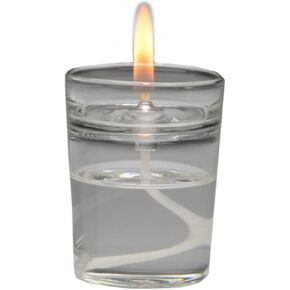 Firefly Zen Petite Refillable Glass Essential Oil Lamp Aromatherapy Scented Candle - Votive Size - Easily Change Essential Oils and Home Fragrances