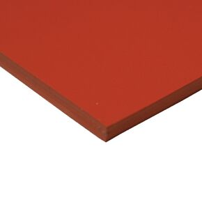 Small Parts 36-005O-062-036-060 Silicone Sheet, 50A Durometer, Smooth Finish, No Backing, 0.062" Thickness, 36" Width, 60" Length, Orange