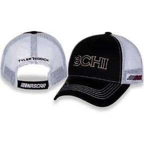 Tyler Reddick #8 2022 3CHI Sponsor Black White Trucker Mesh Adjustable Hat/Cap