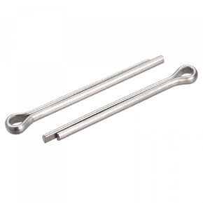 uxcell Split Cotter Pin, 2.5mm x 40mm 316 Stainless Steel Clip Fastener Fitting for Automotive, Mechanics, Silver Tone, 30Pcs