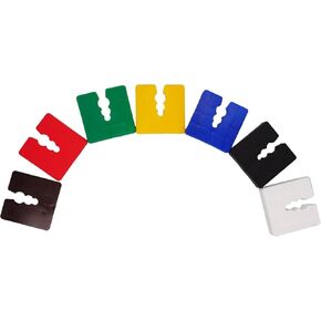 5/64"" - 19/32"" (2-15 mm) Plastic Flat Washers Frame Spacer 1.96"" x 1.96"" (50 x 50 mm) Door and Window Frame Packer Levelling Spacer (Mix 1)