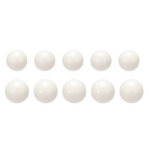 uxcell 3/4-inch, 1-inch PA Nylon Solid Plastic Balls, Precision Bearing Ball 10pcs