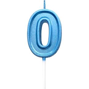 شموع كعكة عيد الميلاد مقاس 2.8 بوصة من بلو توب، شموع عدد شموع عيد الميلاد للكيك، تزيين الجزء العلوي للكيك للأطفال والكبار والحفلات والذكرى السنوية وعمر المعلم. (رقم ذهبي 3) in Kuwait