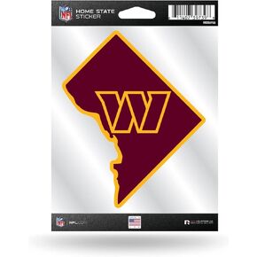 Rico Industries NFL Football Washington Commanders 5" x 7" Home State Decal