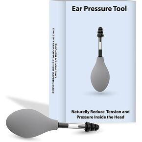 Ear Pressure Relief Device,Instant Relief，Naturelly Ear Pressure Adjuster， Non-Invasive,，Balance Brain Responses，Perfect for Post-Flying Discomfort