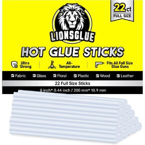Mini Hot Glue Sticks, 105 Counts Mini Size, 4" X .27", Mini Glue Sticks for Glue Gun Sticks, Hot Glue Gun Sticks, Compatible with Most Mini Size Glue Guns