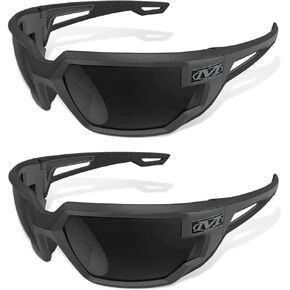 Mechanix Wear: نظارات أمان Vision Type-X مع تقنية متقدمة مضادة للضباب، ومقاومة للخدش، وإطار أسود، ونظارات واقية، وخفيفة الوزن، ومعابد جيدة التهوية، للاستخدام الداخلي والخارجي (عدسة شفافة)