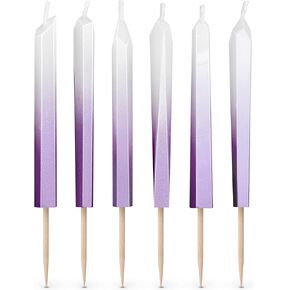 Genuine Fred Mystic Wicks, Set of 6 Crystal Candles, Birthday Cake Candles