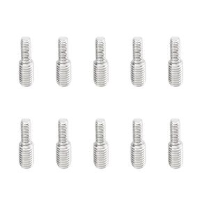 10Pcs M8x20 to M10x20 Double End Threaded Stud Screw Bolt Reducer Adapter 304 Stainless Steel