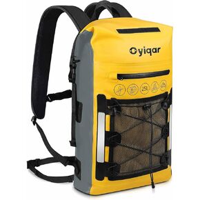 Dry Bag Backpack Waterproof 25L Heavy Duty Waterproof Backpack Roll-Top Closure Waterproof Bag Dry Sack Waterproof Bag for traveling kayaking biking commuting