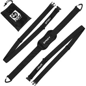 NIXY SUP Sling Carry Strap for Paddleboards, Surfboards, Canoes, Longboards and Kayaks, Accessories Padded Shoulder Sling, Heavy-Duty Adjustable Straps and Paddle Strap