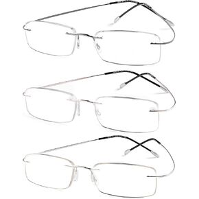 Specs Flexible Rimless Reading Glasses