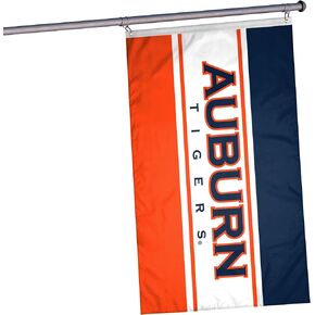 FOCO NCAA Auburn Tigers Unisex Double Sided 3' x 5' Team Logo Horizontal Flag, Horizontal 3' x 5', One Size