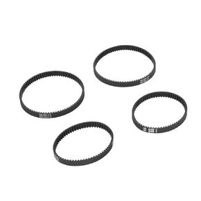 4pcs Vacuum Cleaner Drive Belt 1611130&1611129 Compatible with Bissell ProHeat 2X Revolution Pet Pro Plus 1986 1964 19862 19863