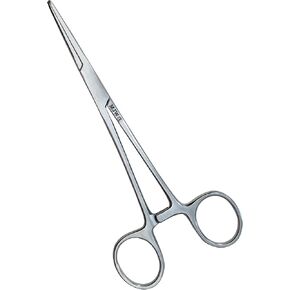 MJW Professional Curved Hemostat Fishing Forceps of Stainless Steel Used as Jewelry, Fly Fishing Forceps and Unhooking Fish Pliers – Pet, Dog Ear Hair Grooming Tweezers